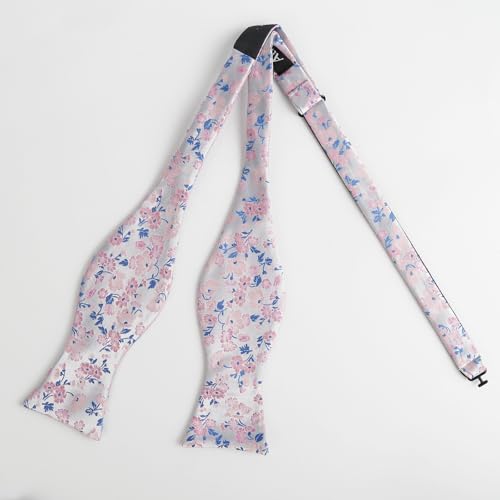 Image of Alizeal Mens 2pcs Floral Bow Tie Set