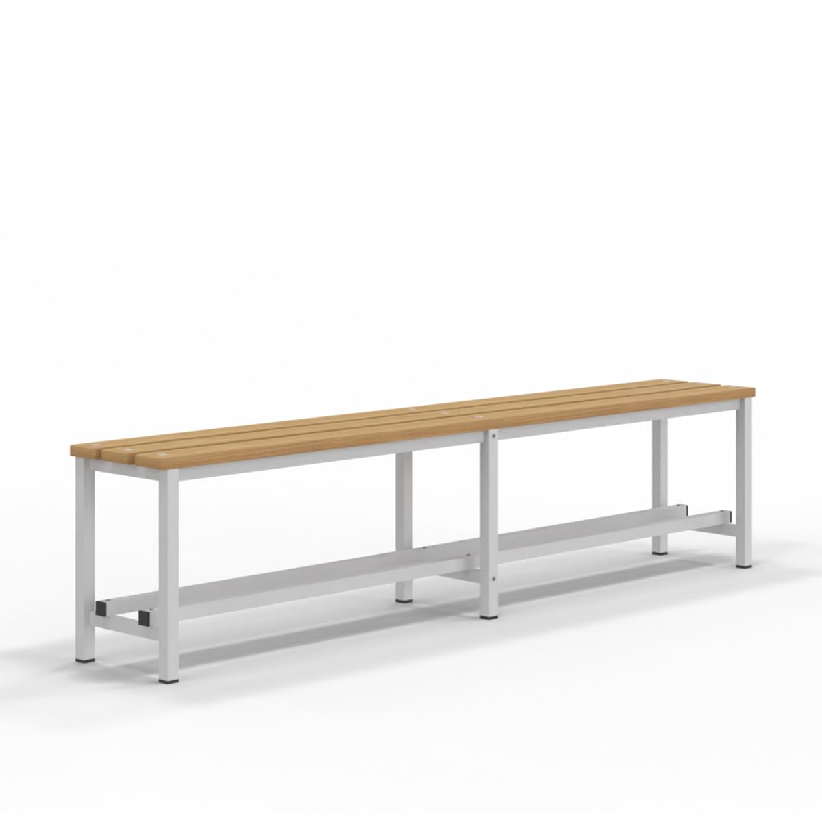 Spacio Banco de Madera Norrköping Estilo nórdico para Uso Profesional o en hogar, para vestuarios, habitación, decoración Incluso Exterior. Bancada para Personas en Madera. (2 Metros)