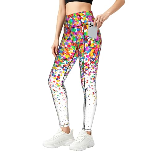 Leggings con estampado artístico para un día activo de gimnasio y paseos urbanos