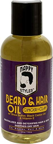 Nappy Styles Beard & Hair Oil Ginger & Clay (Pack of 6)