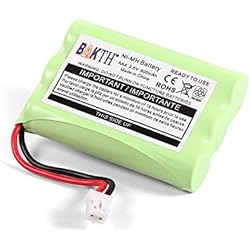 BAKTH 900mAh 3.6V NI-MH Batería de repuesto para Motorola MBP27T MBP33 MBP33PU MBP33BU MBP33P MBP36 MBP36PU MBP35 MBP41 MBP43 MBP18 CB94-01A Baby Monitor (no es compatible con MBP33S y MBP36S)