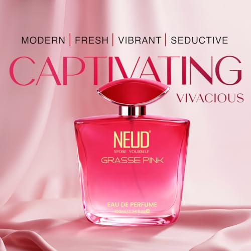 Image of NEUD 100ml Pink Luxury Perfume Gift Set for Women, Long Lasting EDP, Birthday Gift Perfume for Friend, Premium Luxury Fragrance Scent, Gift for Girlfriend or Sister, Everyday Work Wear