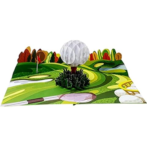 Golf Ball Pop up Card, Father's Day 3D Card, Greeting Cards for Dad, Card for Friend, Greeting Cards Dad, Handmade Card, Happy Father's Day Card, Birthday Card Cover