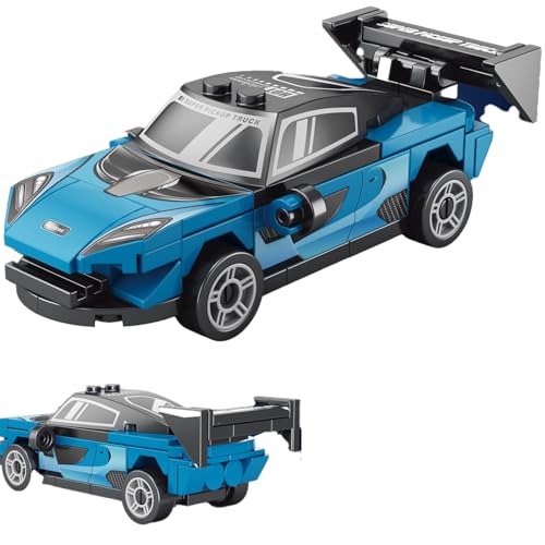 Image of Architect Bricks Toys, Building Blocks, Mini Pull Back Racing Car Building Blocks - Educational Puzzle Toy for Kids, Gift for Car Enthusiasts