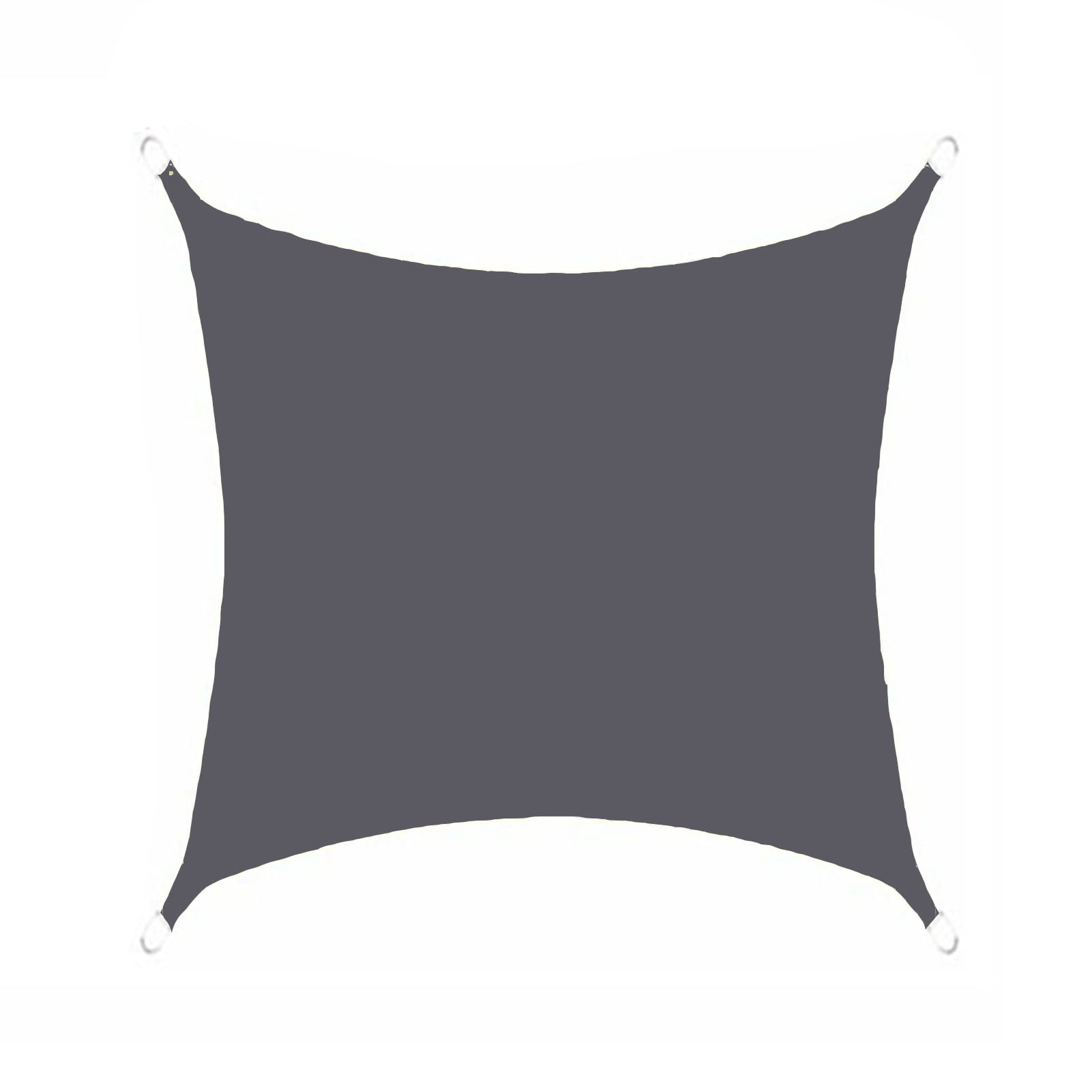 KLGFBDC Outdoor Garden Sun Shade Sail Rectangle Canopy Grey 2.5 * 2.5m UV Block Sunshade Cover for Backyard Shading and Enclosure Net