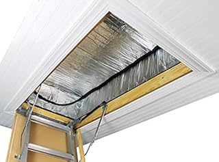 Premium Energy Saving Attic Door Insulation Stairway Cover Stair Ladder Opening Attic Tent with Easy Access Zipper 25
