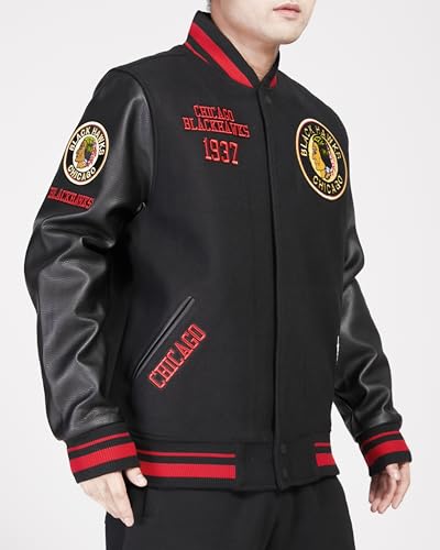 Image of Pro Standard Mens NHL Retro Classics Varsity Jacket