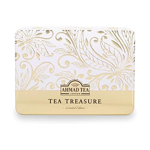 Ahmad Tea Treasure Caddy with 6 Blends Cover