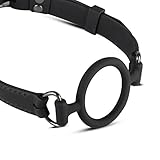 Teazers Online Only Silikon-Ringknebel Schwarz Bondage Ballknebel Mundknebel Knebel Ball-Gag, 0.15 kg