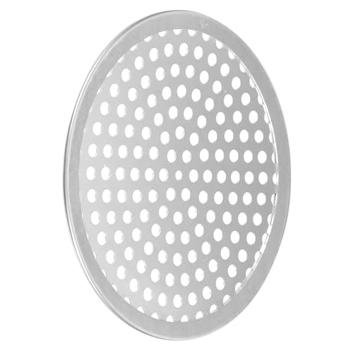 CLISPEED 1 pieza Bandeja para Hornear Pizza Perforada de Aleación de Aluminio Herramienta de Cocina Antiadherente para Preparar