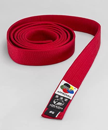 Tokaido Cinturon Rojo WKF 305 Karate, Adultos Unisex Cover