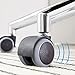 SONGMICS OBN86BK Silla giratoria de Oficina Silla de Escritorio de Malla con...