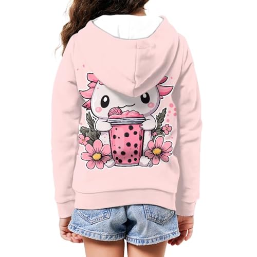 Image of Zipper Hoodie for Kids Full Zip Up Sweatshirt Active Coat Hooded Pullover with Pockets Size 6-16 Boys Girls