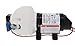 Flojet RV Water Pump R3526144D, 12 VDC 3-Chamber - Small Water Pump Ideal for Boats/Camper-Trailers - 3 GPM, 50 PSI - Self-Priming - Corrosion-Resistant & Quiet - Auto Shut-Off - Withstands Up to 160F