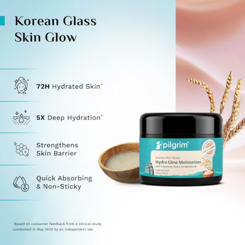 Pilgrim Korean Rice Water Hydra Glow Moisturizer 200g - Image 3