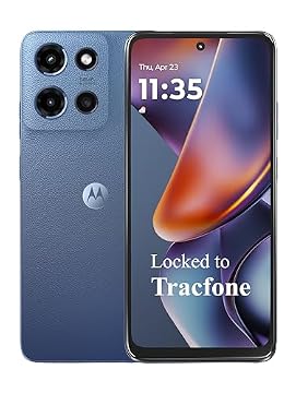 Tracfone Motorola Moto G 2025, 64GB, Saphire Blue (Locked to