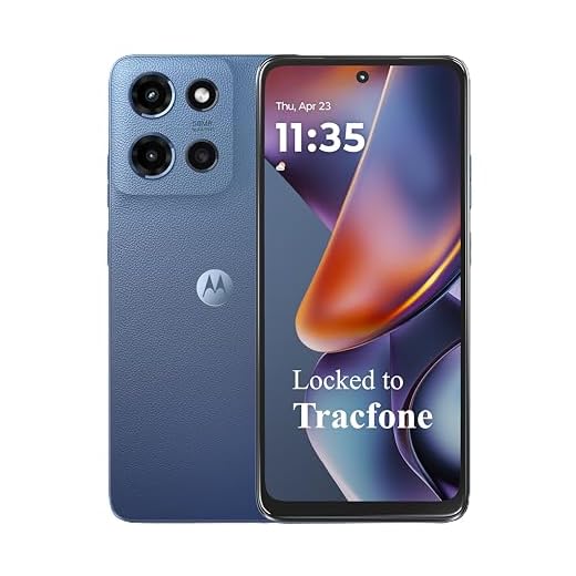 Tracfone Motorola Moto G 2025, 64GB, Saphire Blue (Locked to