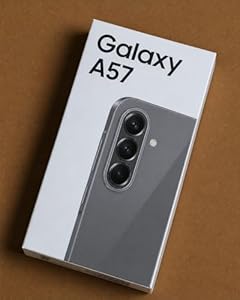 Samsung Galaxy A57 5G, Schlankes AI-Smartphone, Awesome Intelligence, 256 GB Speicherplatz, 50 MP Weitwinkel-Kamera, Bis zu 2 Tage Akkulaufzeit, IP68, Awesome Gray, 2 Jahre Herstellergarantie