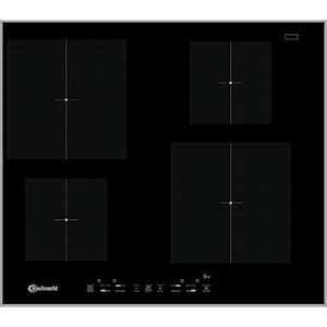 Bauknecht CTAI 9640 IN Inductiekookplaat met 4 verwarmingselementen, 60 cm, sudder-functie, roestvrij staal