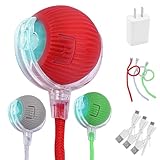 2025 Cat Toy, Electric Ball, Automatic USB-Rechargeable Ball Toy (Red Green Gray)