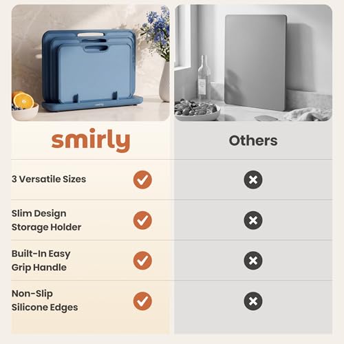Set de tablas para cortar de plástico SMIRLY, 3 piezas miniatura 4