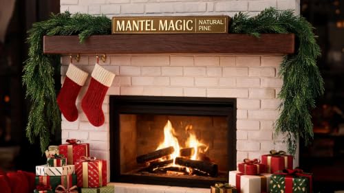 18 Ft Christmas Pine Garland, Artificial Green Vine for Mantle Home Decor - image 6