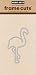 Hero Arts DI183 Color Layering Flamingo Frame Cut Art and Craft Product