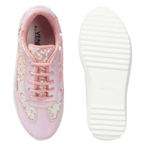Image of Vendoz Women Party & Casual Glitter Wedding Bridal Sneakers