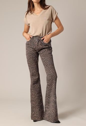Image of Flare Jeans for Women Women's Bootcut Bell Bottom Jeans High Waisted Stretch Slimming Pants