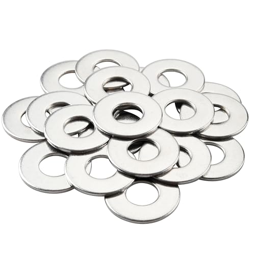Gendewiner M10 Unterlegscheiben (20 Stück) M10x25x1.5mm Große Beilagscheiben Karosserie Scheiben A2 V2A 304 Edelstahl Unterlegscheibe für Schrauben & Muttern & Gewindestange