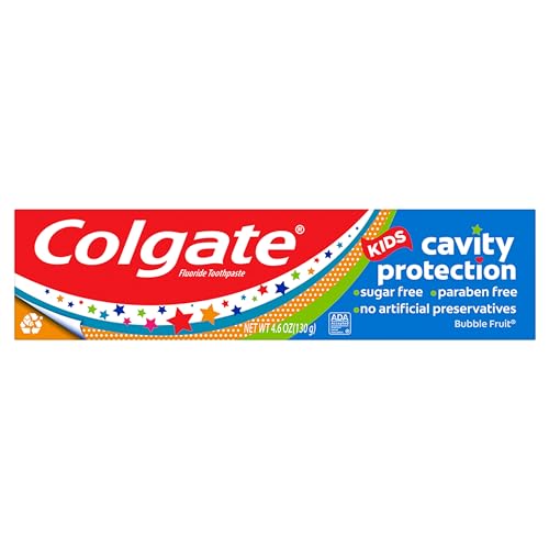 Colgate Kids Cavity Protection Toothpaste, ADA-Accepted, Bubble Fruit Flavor - 4.6 Ounce