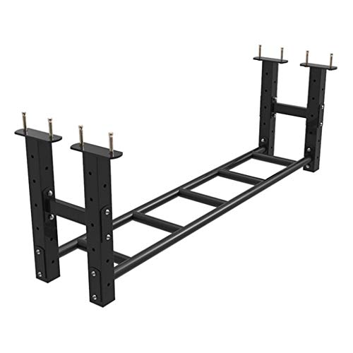 Klimmzugstangen An der Wand montierte horizontale Stange Safe Fitness, Klettergerüst aus Stahl im Innen- und Außenbereich, multifunktionale