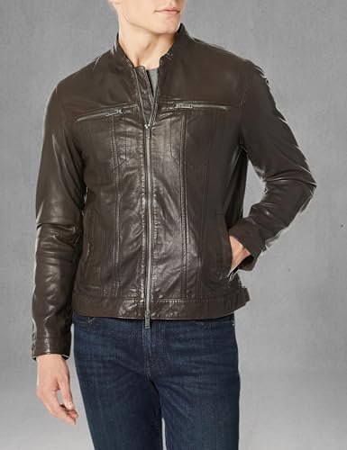 Image of John Varvatos Men's Brando Leather Jacket
