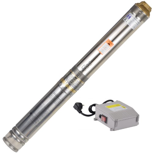 Preisvergleich Produktbild Agora-Tec® AT- 4 Zoll Edelstahl Brunnenpumpe Tiefbrunnenpumpe 1100W-4 mit 30 m Kabel max: 8,1 bar, max: 4000l / h