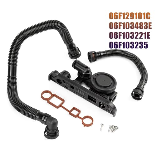 Kit mangueras de válvula PCV de alta resistencia para VW Scirocco 137 138 y EOS 1F7 4