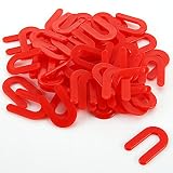 Lot de 300 cales en forme de fer à cheval de 6,35 mm, cales en plastique structurelles en ...