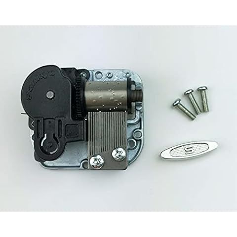 MISS LI GARDEN Musical Mechanism Movement DIY Clockwork Music Box, Fully Adapted to Forever Flowers Musical Box, Anniversary Song (DONAUWELLEN),73 Songs Option Cover