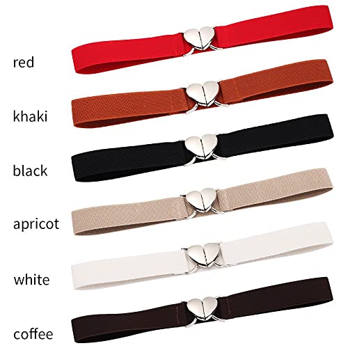Exquisite Stretch Dress Decoration Decorative Waistband Waist Belts Elastic Belts Waist Strap(black)3