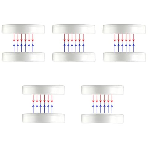 Aquarium Choice 10 pcs 0.95 Inch Waterproof Magnet Coal Reef frag Base Coral fragging Kits(10pcs Magnetic Coral Base) Cover