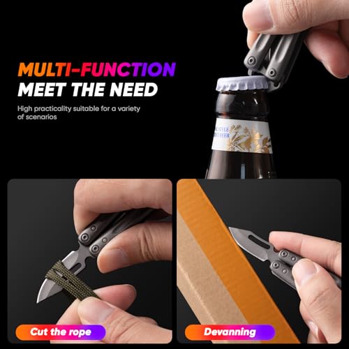 Image of XXV Pocket Knife, Stainless Steel Folding Knife for Outdoor,Small Portable Camping Knives Gifts for Man