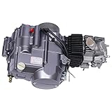 140cc 4-Stroke Engine Motor Kit, Horizontal Motorcycle Engine with CDI Ignition System, Single-Cylinder...