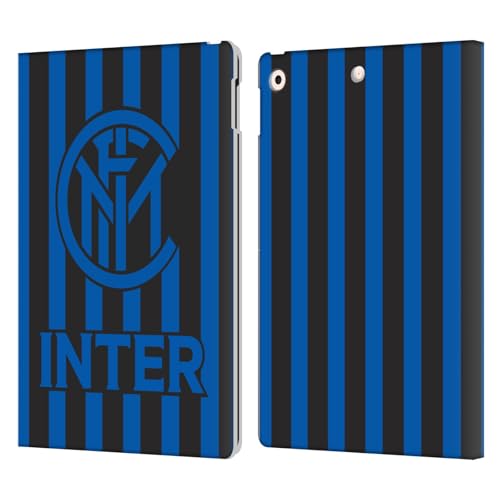 Étui iPad 10.2 Inter Milan anti-choc et fonction portefeuille en cuir