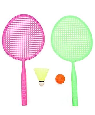 Ratna's Sporty Happy time Badminton for Kids. Safe and Sturdy can be Played Indoor as Well as Outdoor with 1 Ball and 1 