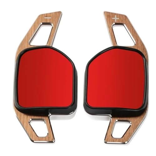 �p�h���V�t�^�[ ���� Compatible With Seat For Alhambra For Tarraco For Ateca 2016-2024 �Ԃ̃X�e�A�����O�z�C�[���V�t�g�p�h���G�N�X�e���V����(Brown)