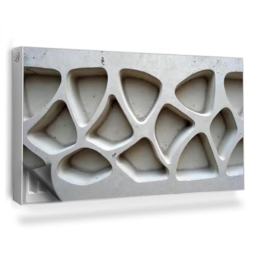 Cache radiateur 110x60 cm couverture magnétique design effet mur de pierre - 2