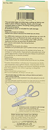 Ciseaux pour patchwork Clover de précision pour coupe textile et couture - 6