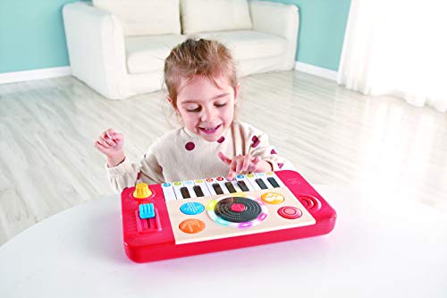 Musical Toy, Hape Mix & Spin Portable DJ Studio With Lights, 4 Instrument Sounds And 18 Fun Sound Effects. 12 Months + - Image 8