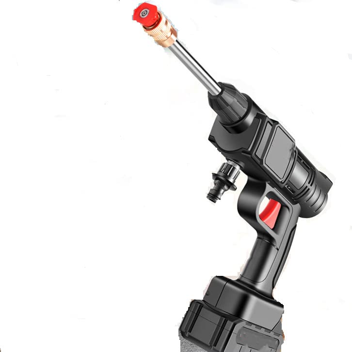 Pistolet de lavage sans fil pour terrasse avec buse haute pression