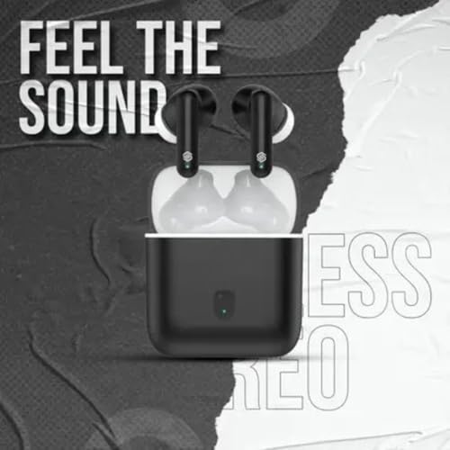 Image of Exxelo (𝟓 𝐘𝐞𝐚𝐫 𝐖𝐚𝐫𝐫𝐚𝐧𝐭𝐲 TWS Wireless Earbuds in-Ear 7 - Bluetooth 5.1 with Mic, 32 Hours Playtime, 30mAh Rechargeable Battery, Touch Control, Instant Pairing for Calls & Music