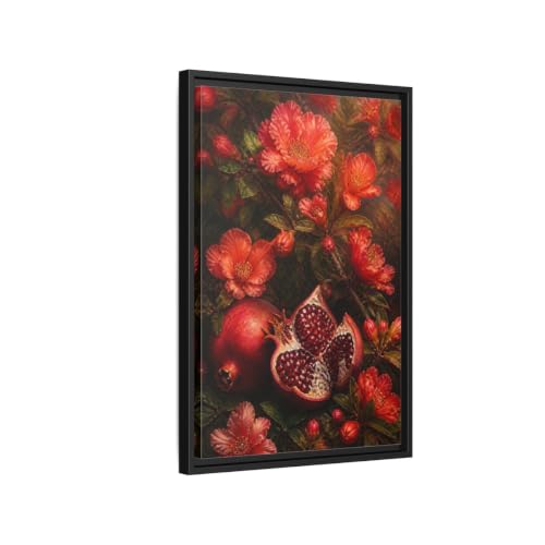 Tableau Grenades Nature : Réveillez Vos Murs Blancs avec ce Cadre Noir